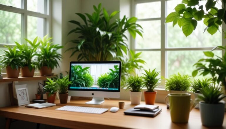 Chọn cây phong thủy cho bàn làm việc giúp tăng tài lộc 2025