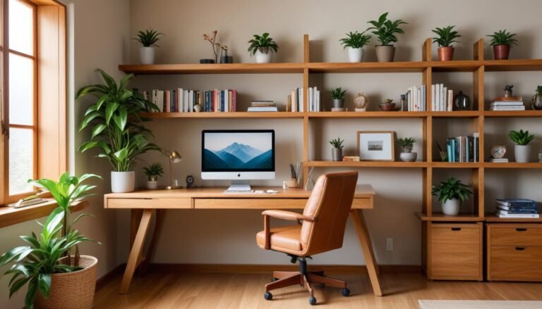 Bố trí kệ sách phía sau lưng tạo núi vững - Phong thủy 2025