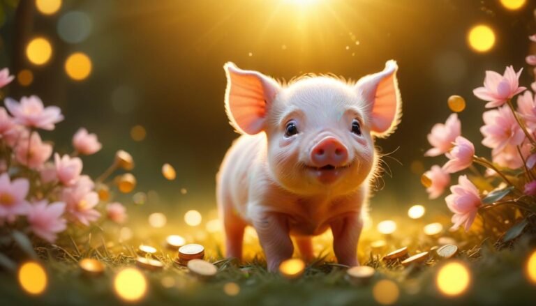 Heo con xuất hiện – Tượng trưng cho sung túc 2025