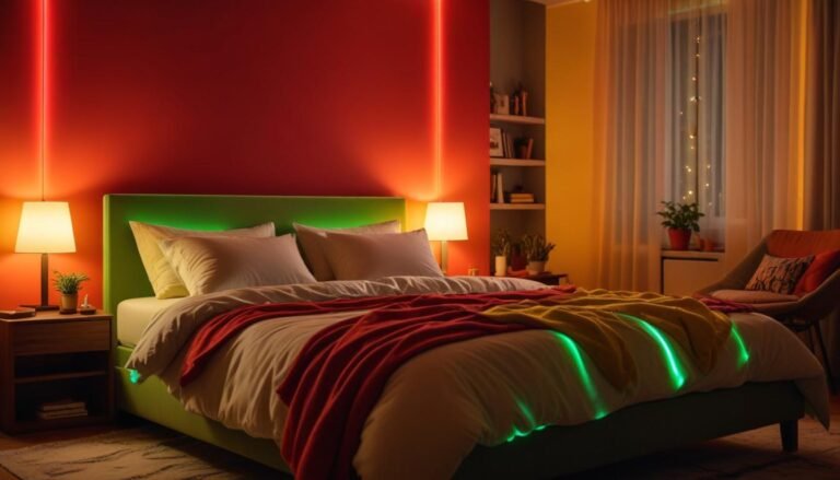 Màu đèn LED dây phòng ngủ aesthetic 2025 - Phong cách & May mắn