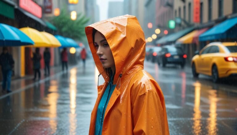 Màu áo khoác dù chống mưa bất chợt 2025 - Chọn màu may mắn