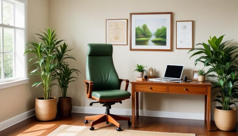 Treo giấy chứng nhận phía sau ghế lãnh đạo 2025 - Phong thủy chuẩn